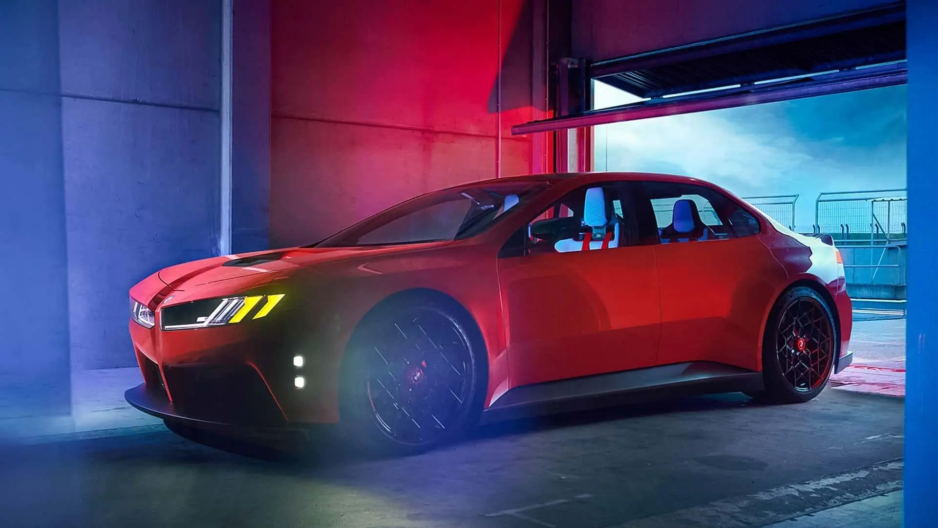 نمای جلو کانسپت BMW Neue Klasse M