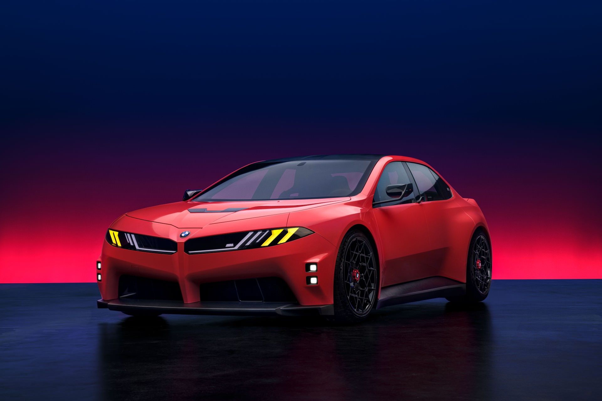 نمای سهربع جلو کانسپت BMW Neue Klasse M