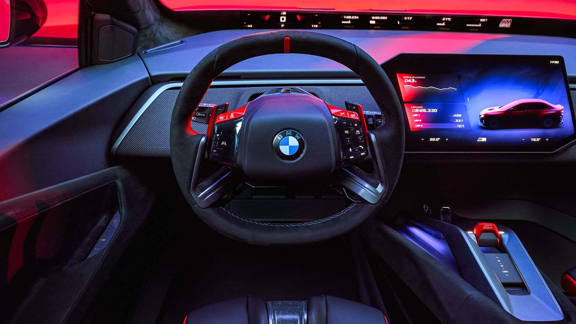 کابین کانسپت BMW Neue Klasse M با چهار صندلی اسپرت